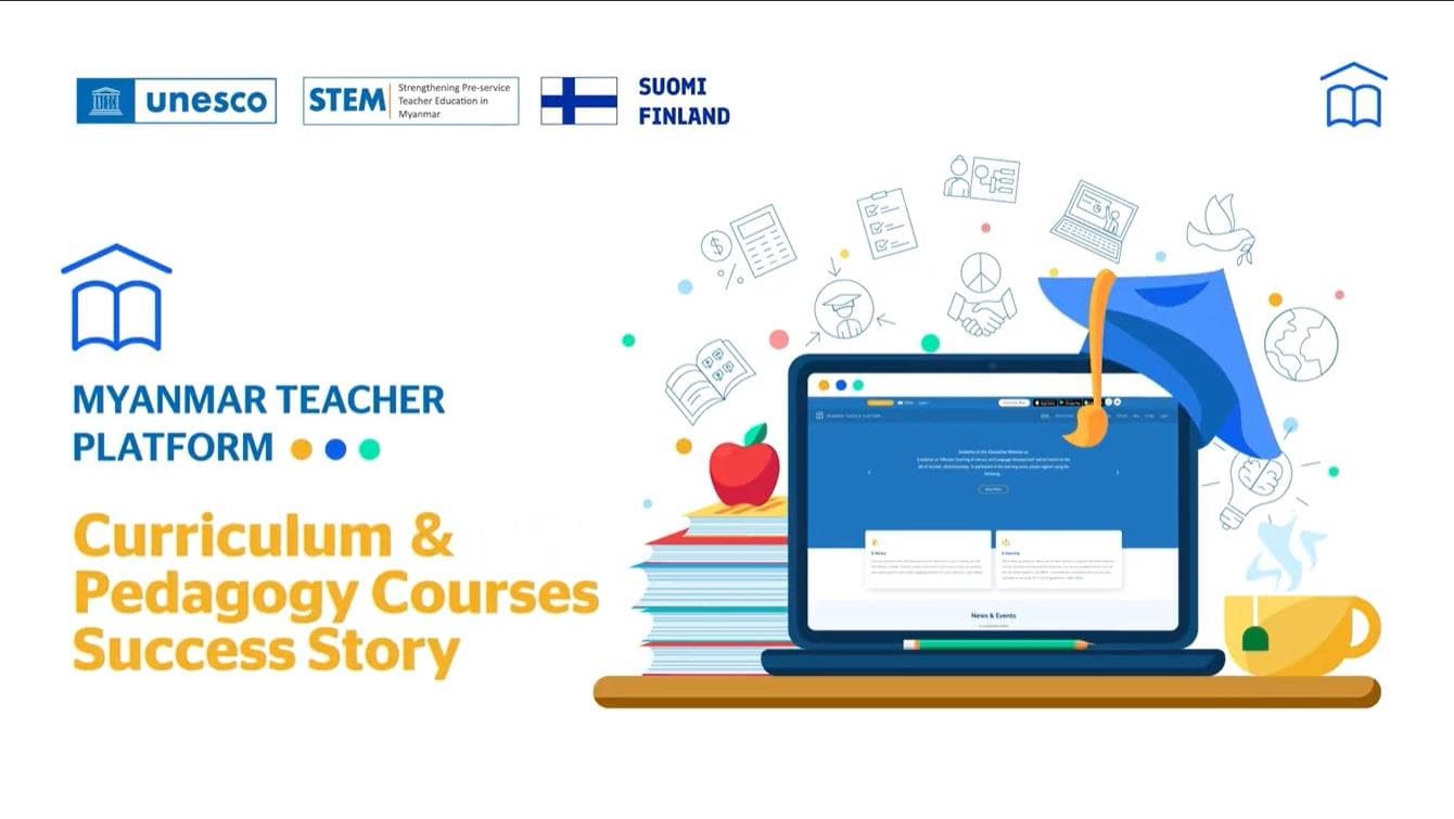 Myanmar Teacher Platform, UNESCO · STEM · Government of Finland
