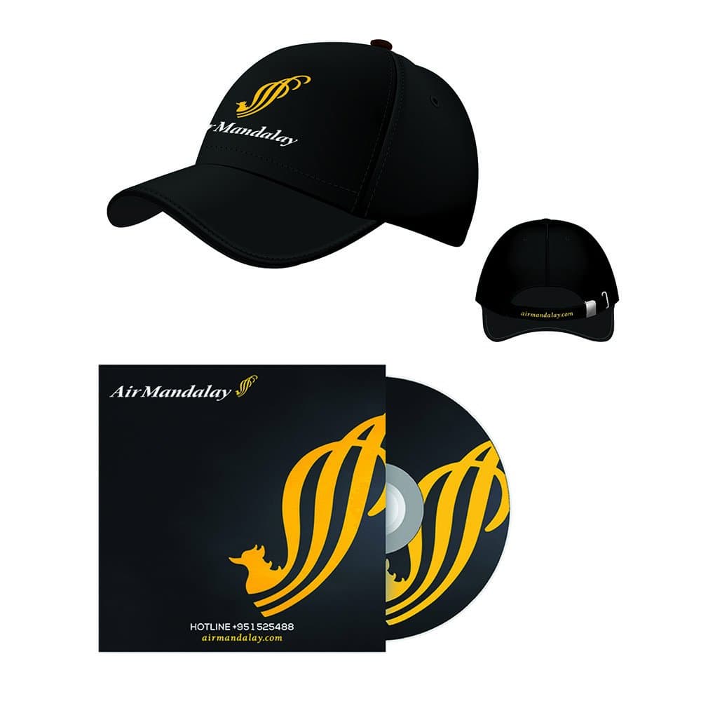 Branded cap and press CD sleeve