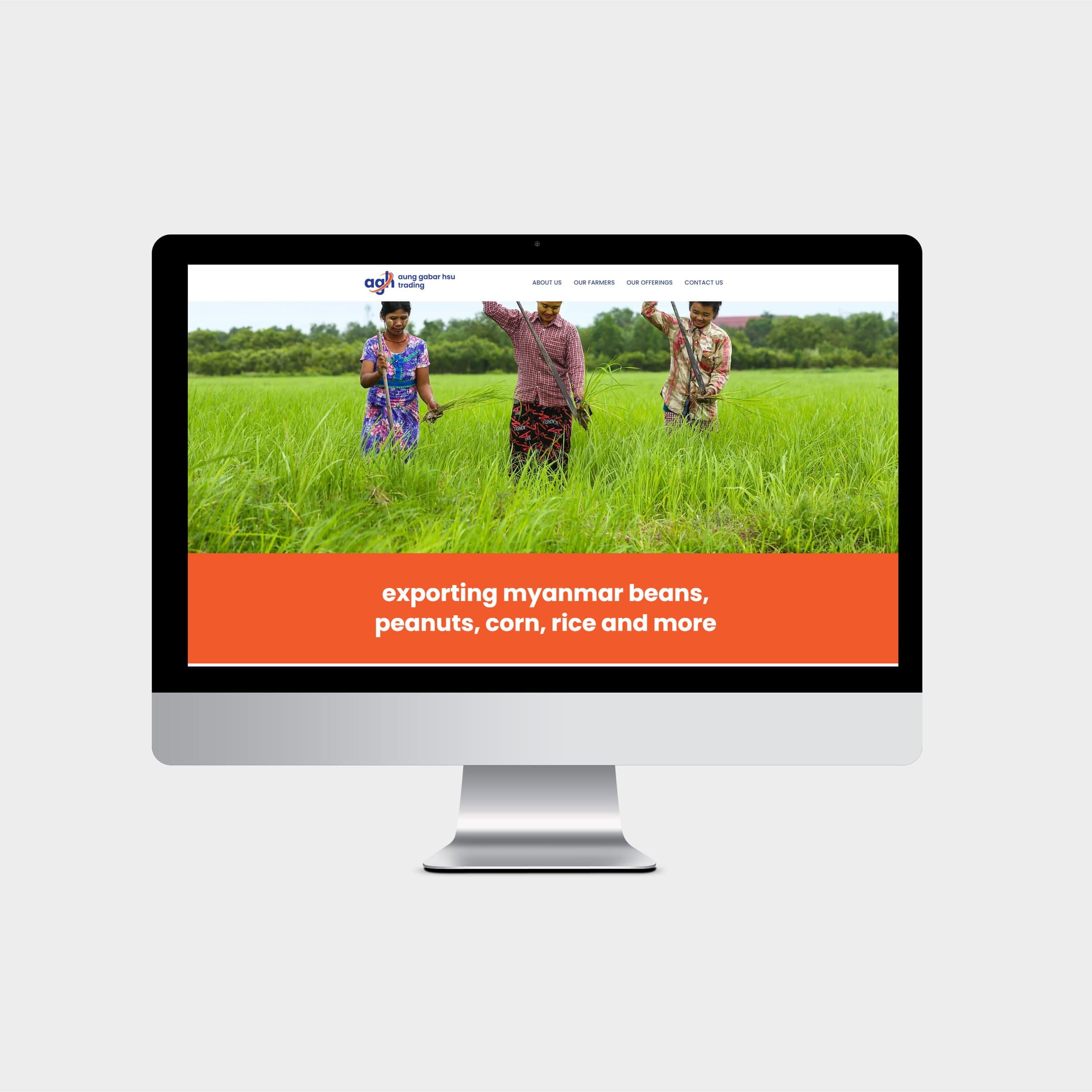 Aung Gabar Hsu Trading — exporting Myanmar beans, peanuts, corn and rice