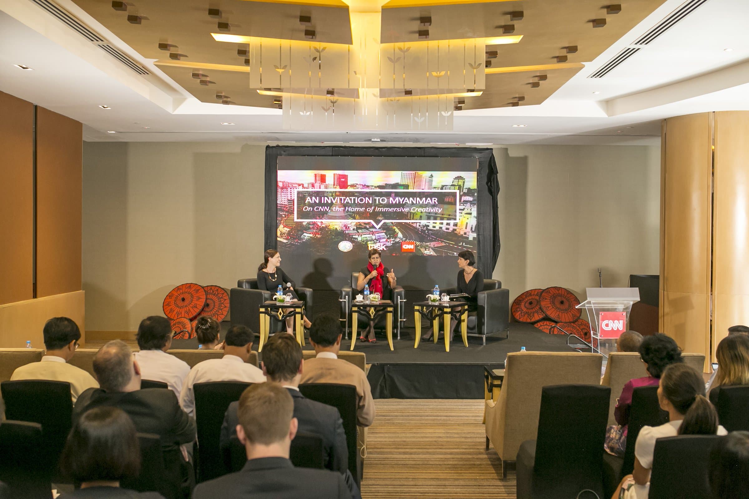 The nation-branding panel in session