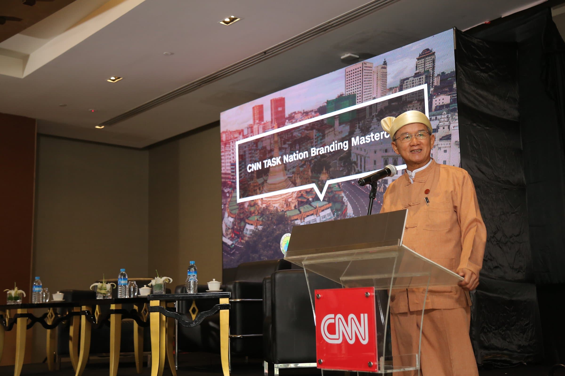 Opening address at the CNN podium