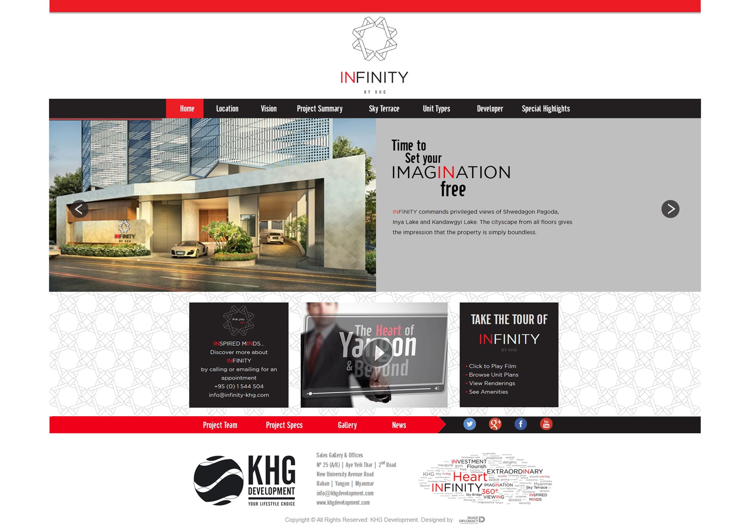 Infinity by KHG — website design for infinity-khg.com