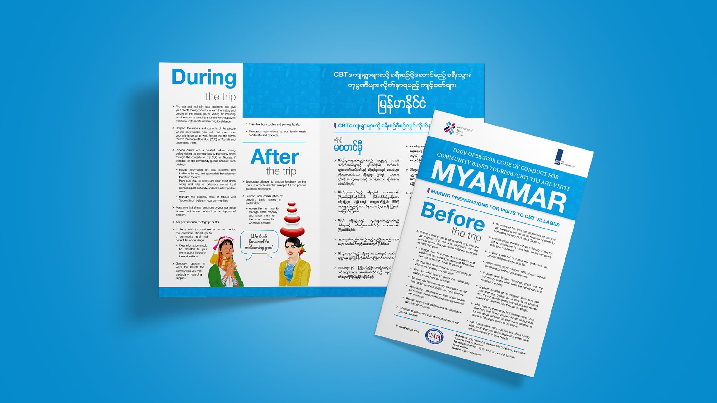Tour-operator code of conduct for CBT village visits, bilingual