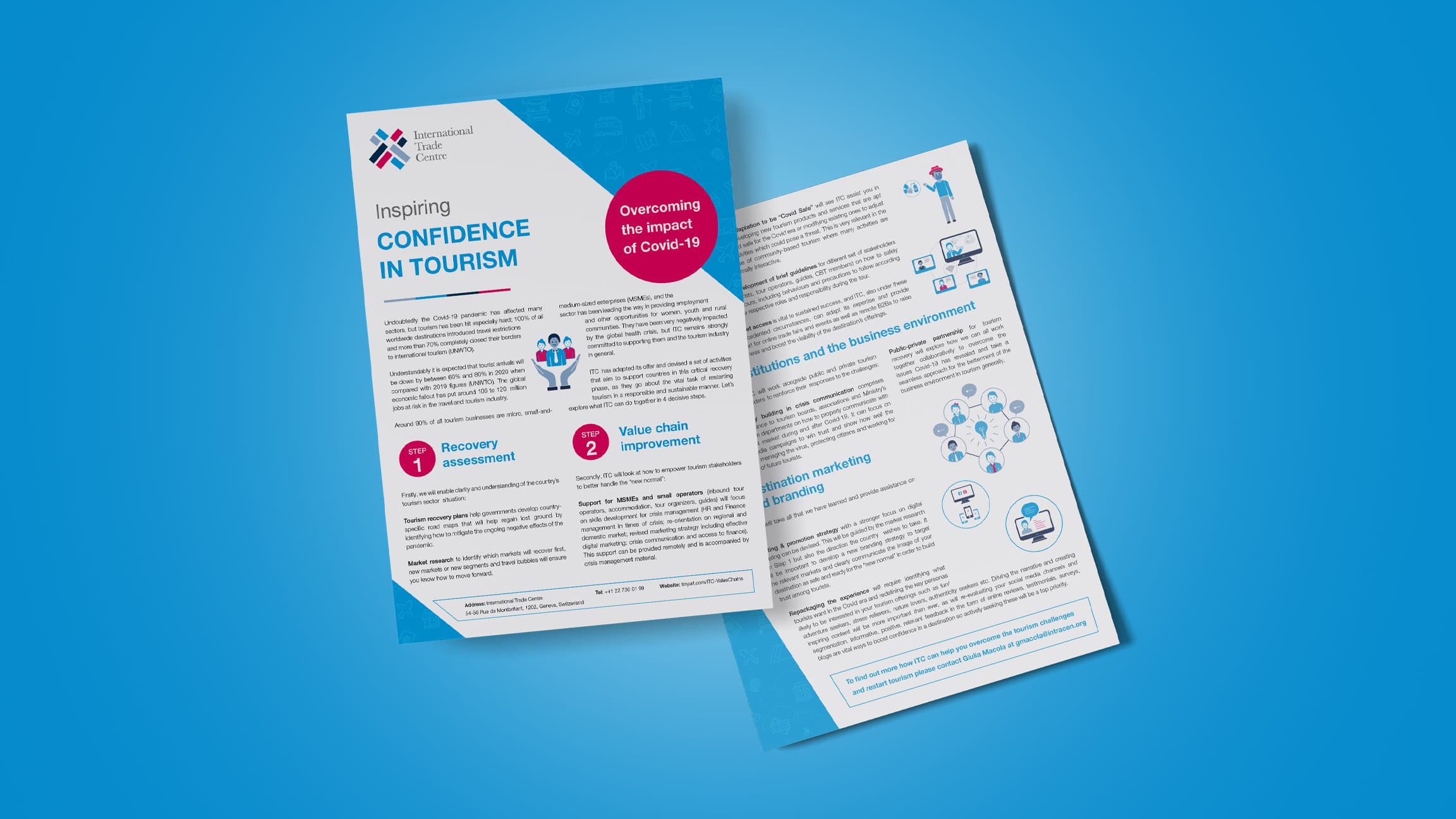 Inspiring Confidence in Tourism — COVID-19 recovery flyer