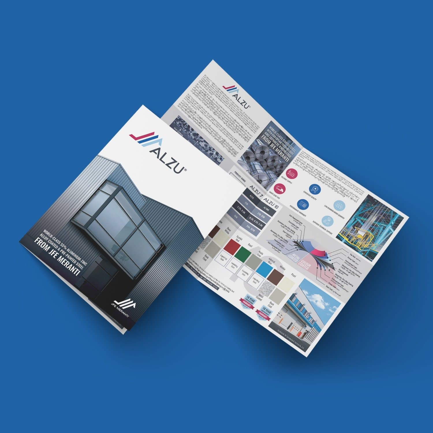 ALZU aluminium-zinc coated steel brochure