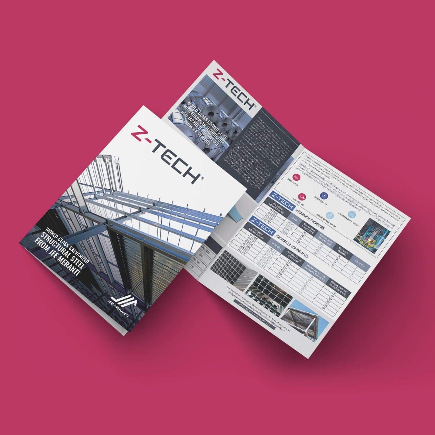 Z-TECH galvanized structural steel brochure