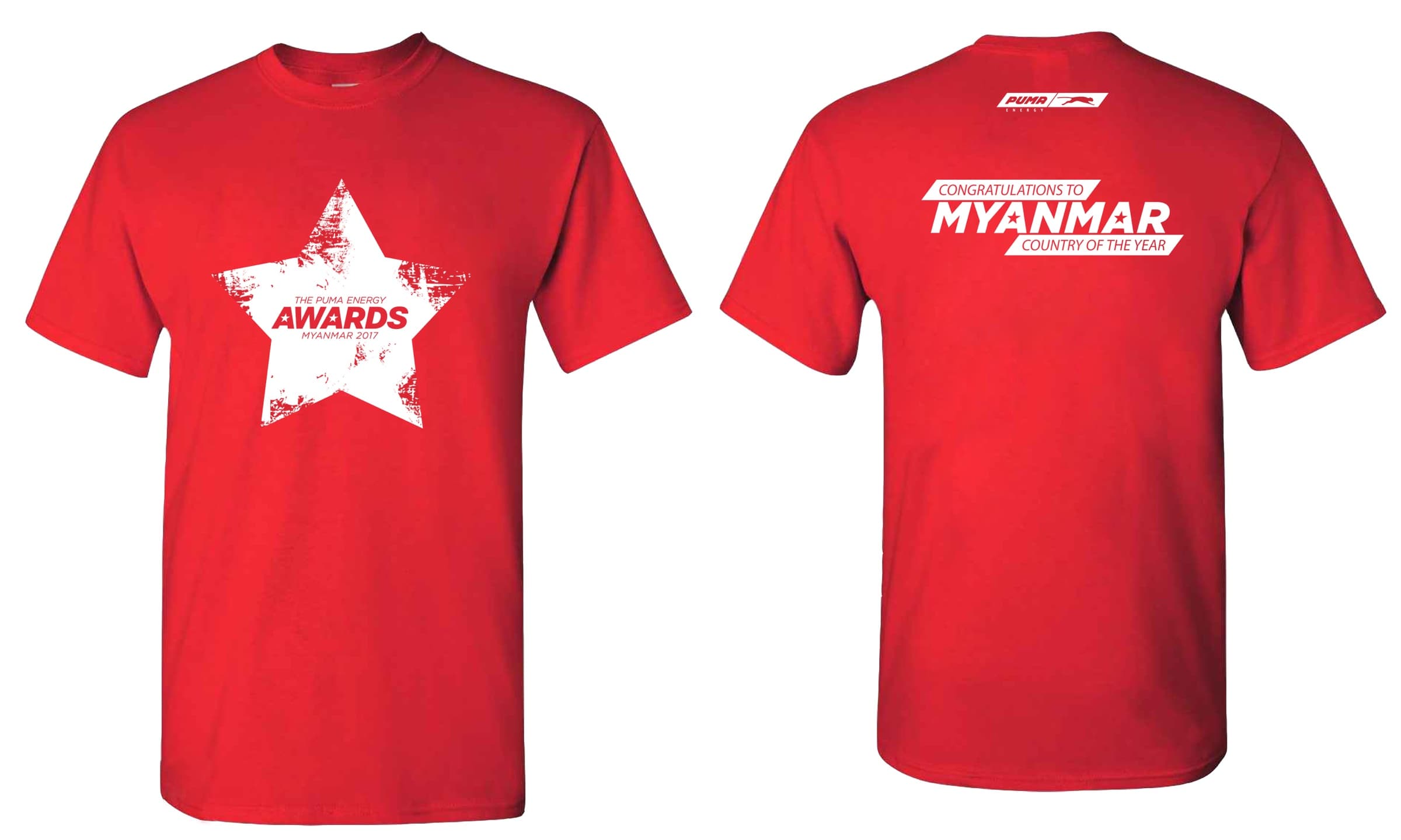 Merchandise — event T-shirt, 'Congratulations to Myanmar, Country of the Year'