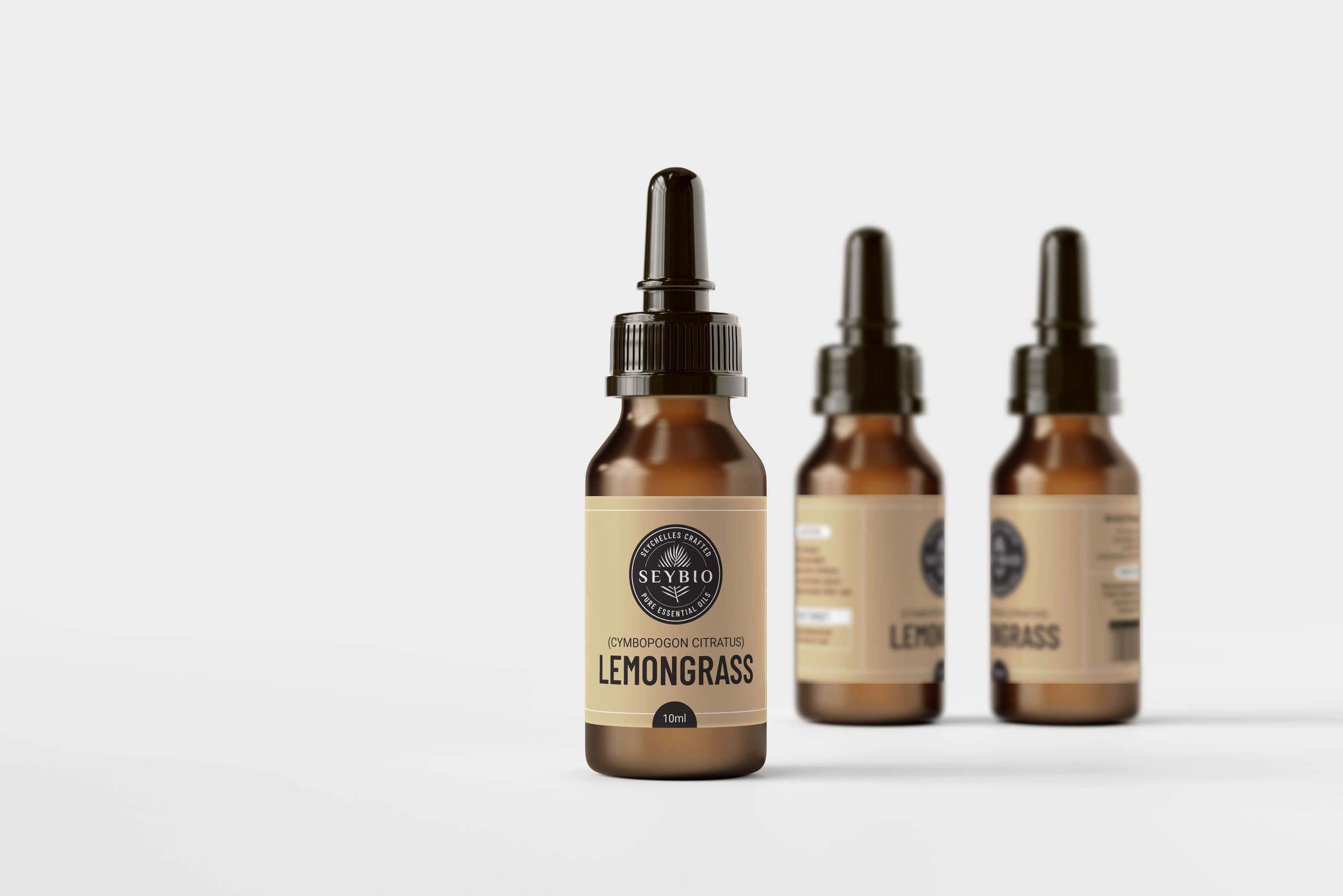 Lemongrass essential-oil droppers