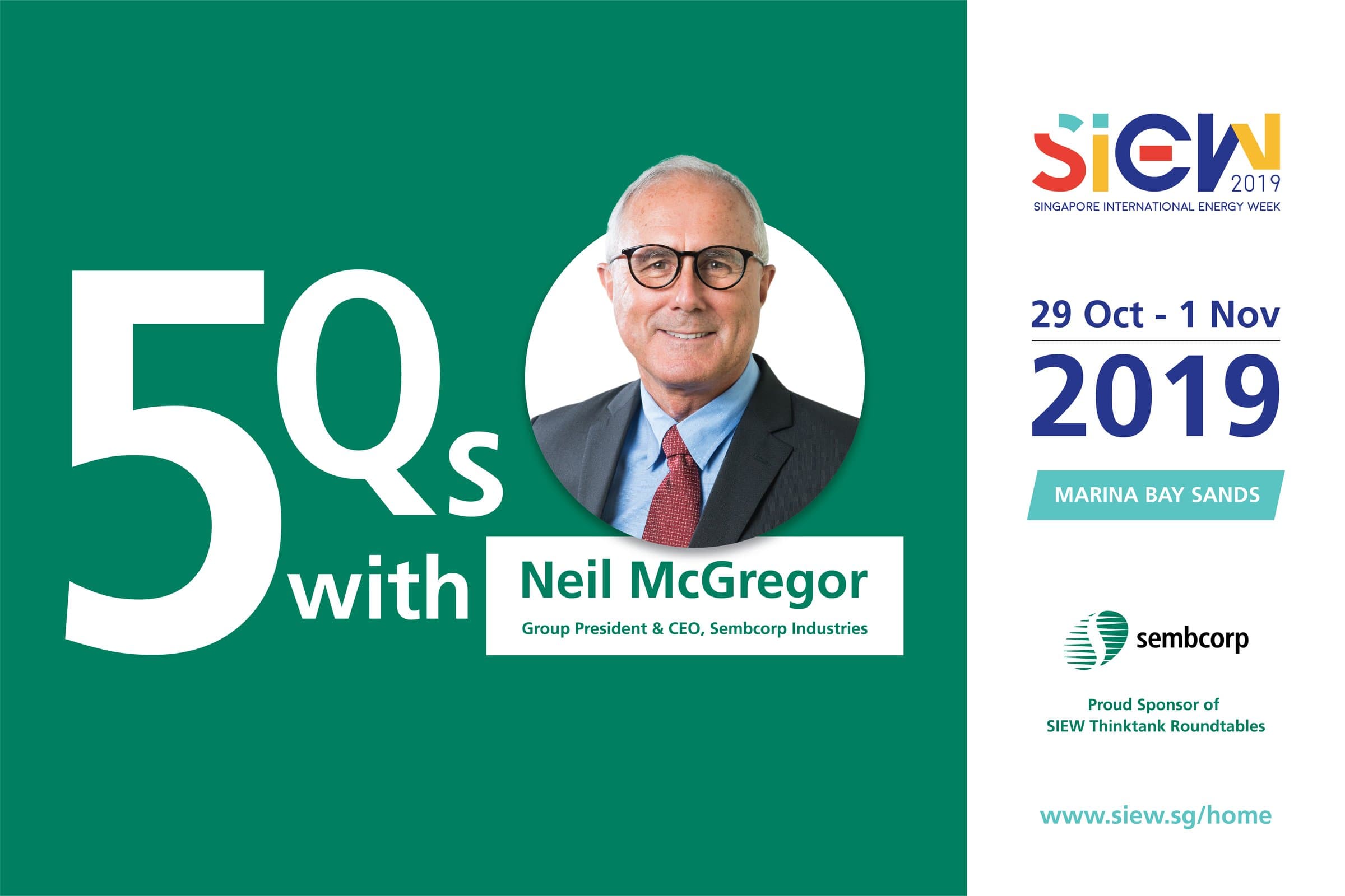 '5 Questions with' the Group President & CEO