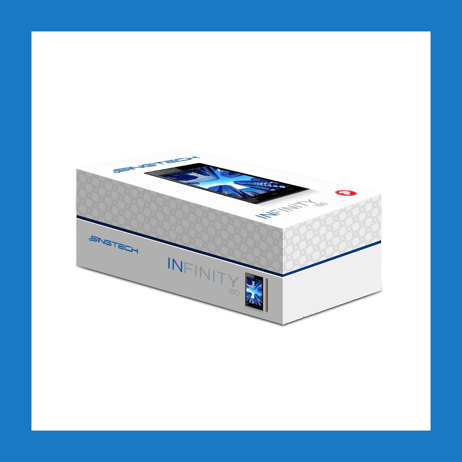 INFINITY i50 retail box packaging