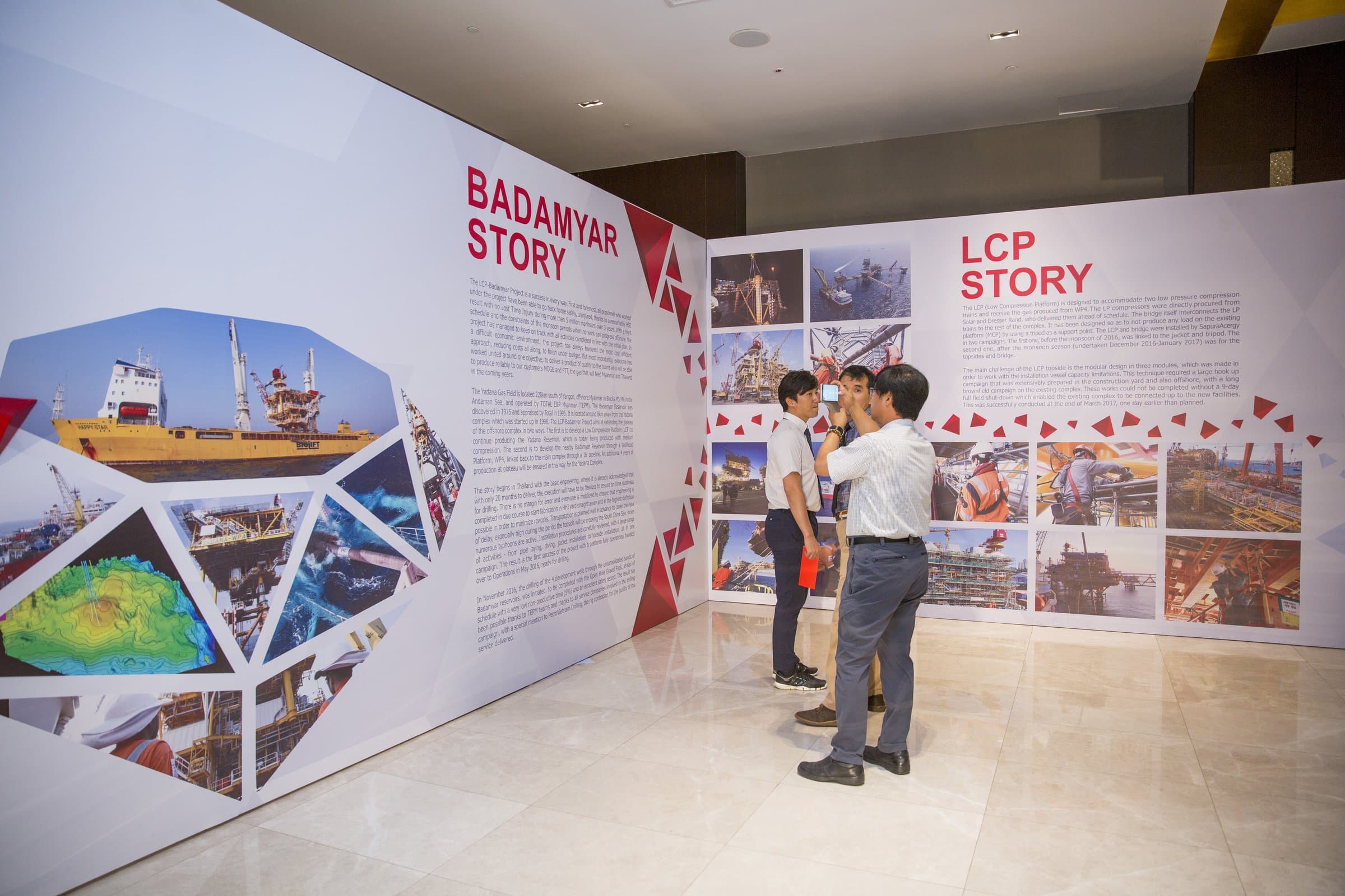 'Badamyar Story' exhibition walls