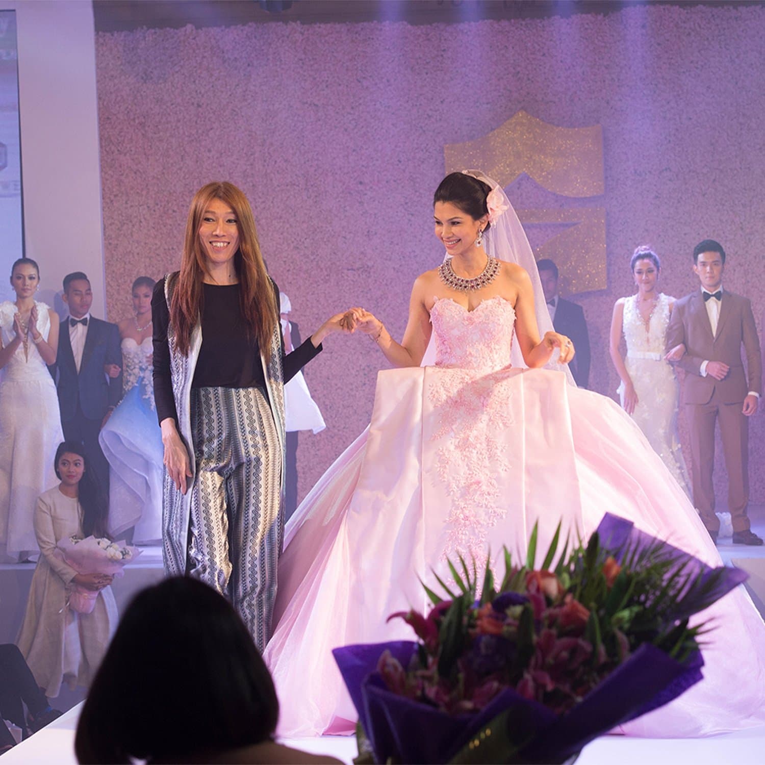 Bridal runway — gown parade at the fair
