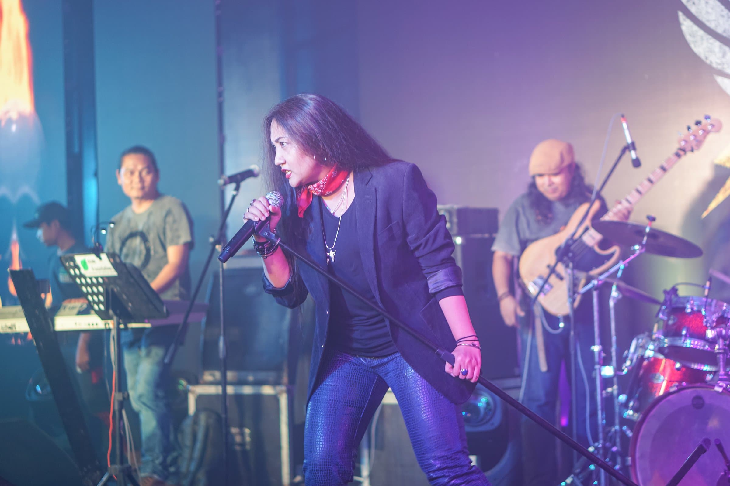 Live band on the 2019 gala stage