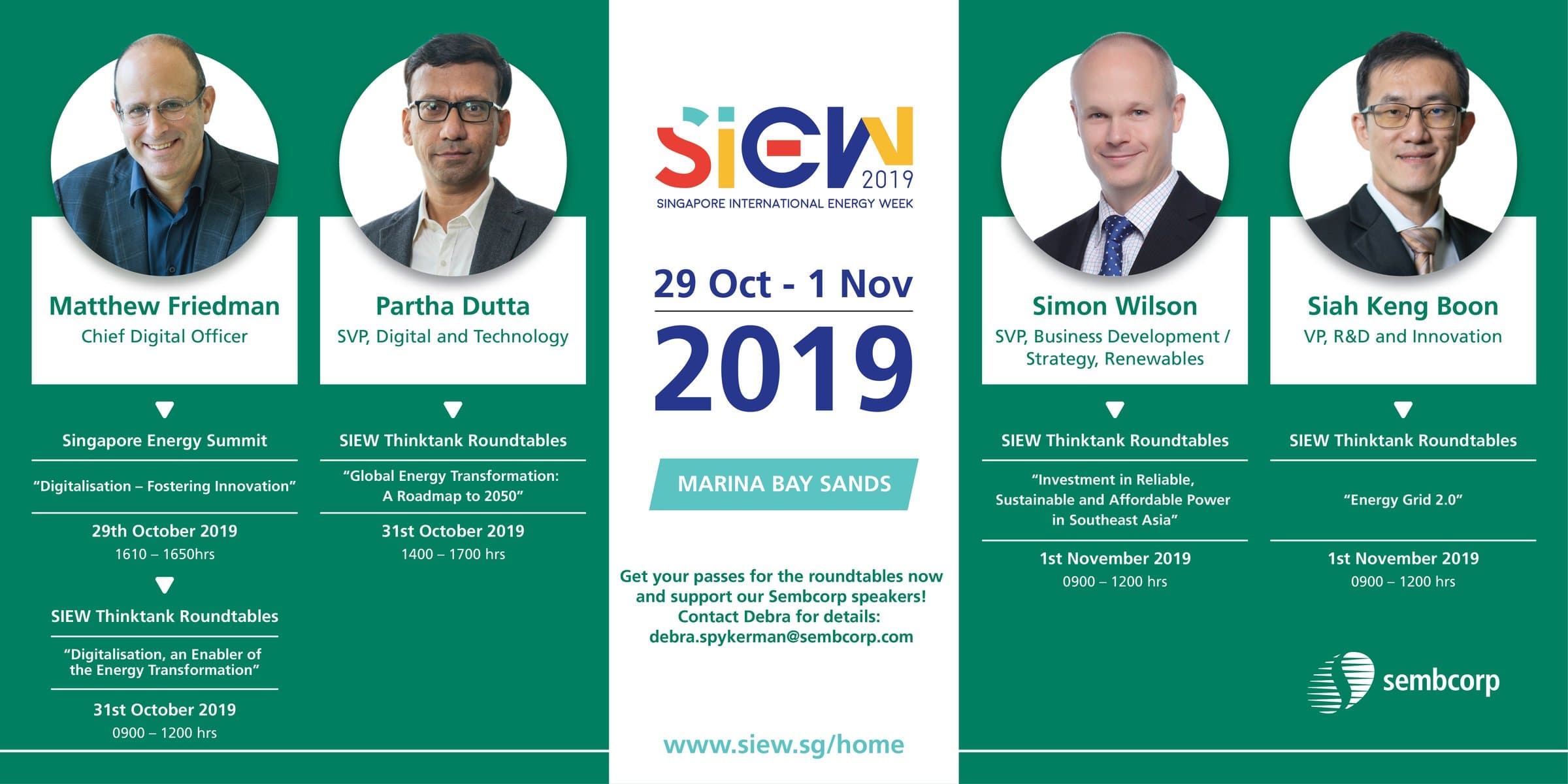 Sembcorp — Sembcorp · Singapore International Energy Week